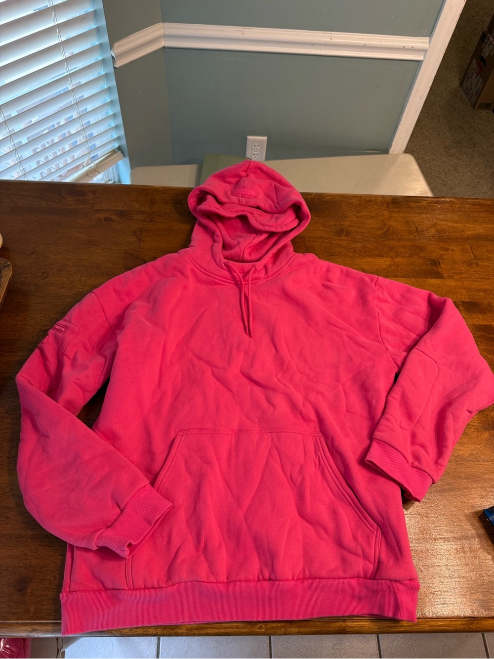 Comfrt Cloud Hoodie Hot Pink Heavyweight Fleece Oversized Sweatshirt XL